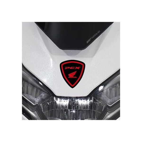 Honda PCX Ön Cam Siperlik Damla Sticker Etiket Modeli Kırmızı