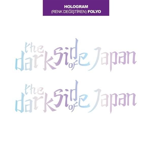 HOLOGRAM RENK DEĞİŞTİREN FOLYO THE DARK SIDE OF JAPAN İKİLİ MİNİ STICKER