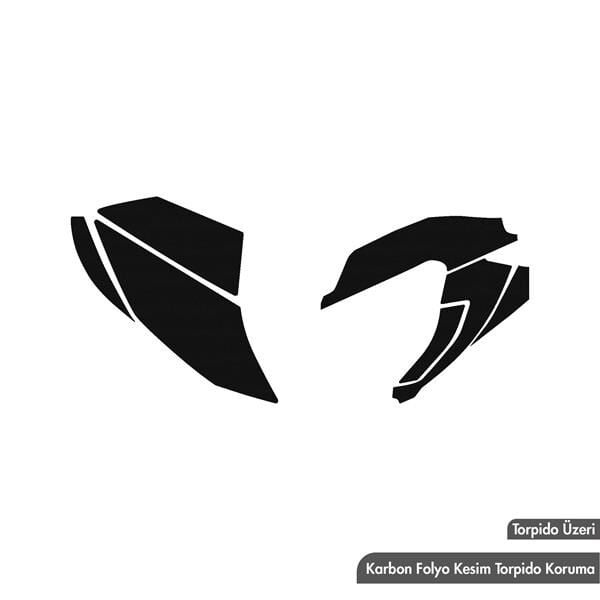HONDA PCX TORPİDO ÜSTÜ KARBON DESEN KORUMA ETİKET MODELİ