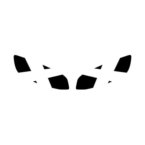 YAMAHA YZF-R25 2019-2024 FAR STICKER BEYAZ ÇARPI