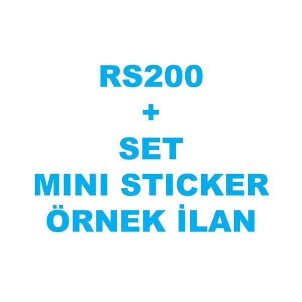 BAJAJ PULSAR RS200 SET MINI STICKER