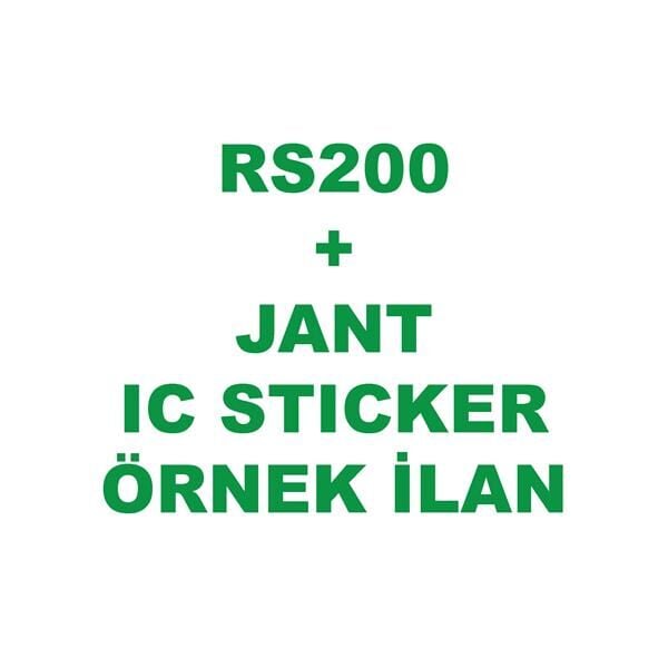 BAJAJ PULSAR RS200 JANT IC STICKER